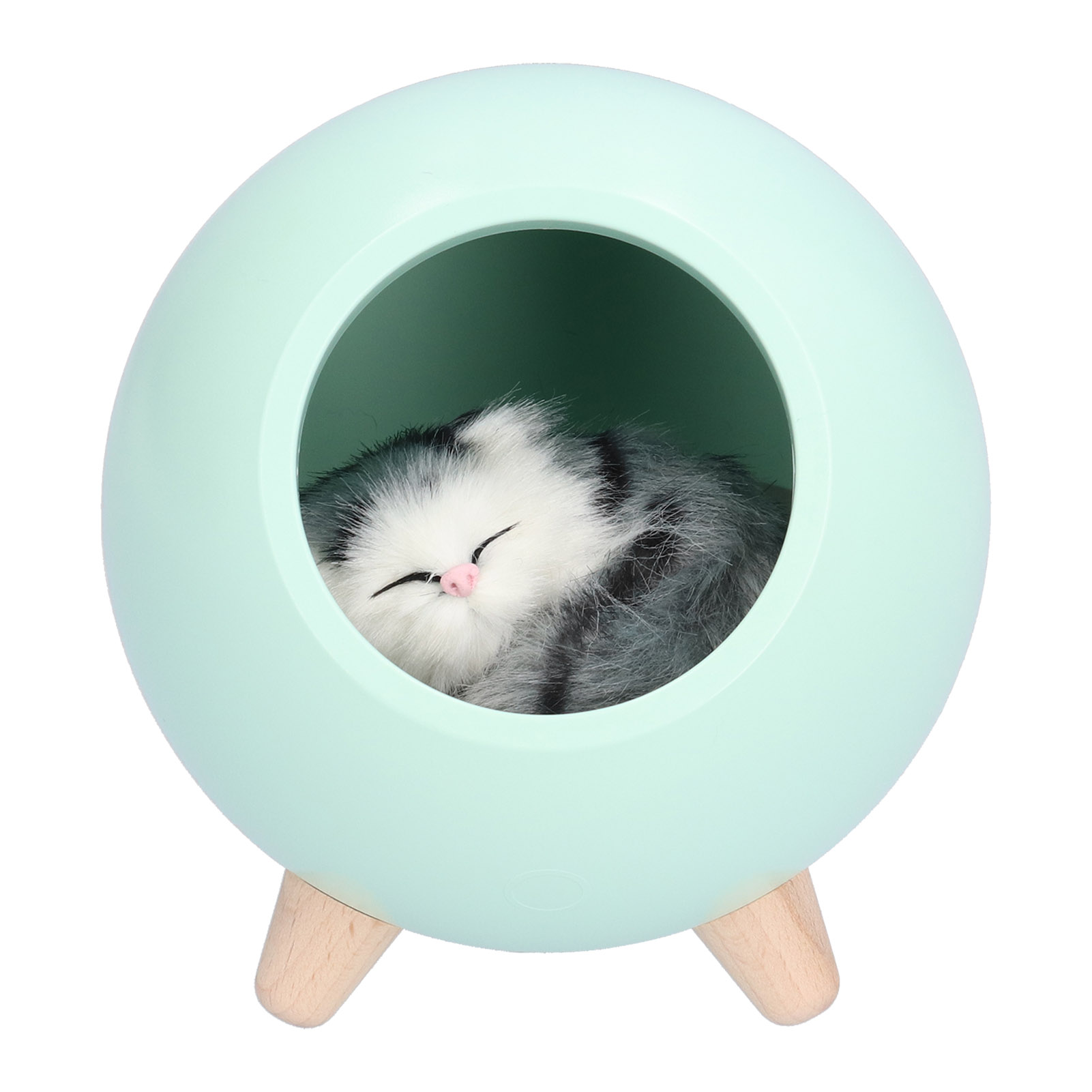 Led-usb-stimmungslampe Für Kinder, Warmgrünes Cartoon-nachtlicht Für Mädchenzimmer, Sanfte Und Dekorative Nachttischlampe