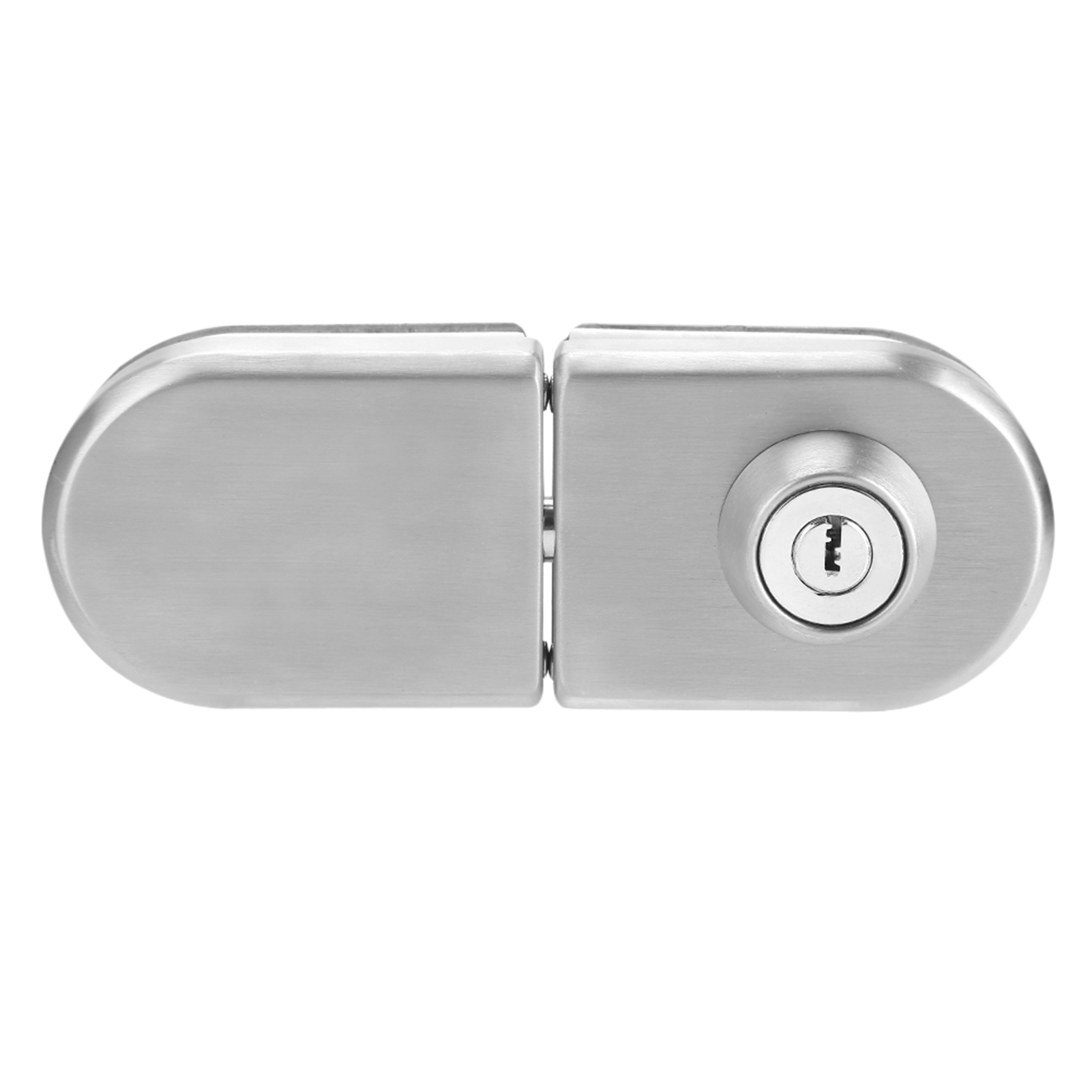 Set Aus 2 Edelstahl-glastürschlössern (10-12 Mm) Mit Schlüsseln Zum Öffnen/schließen, Geeignet Für Badezimmer, Wohnungen Und Hotels.