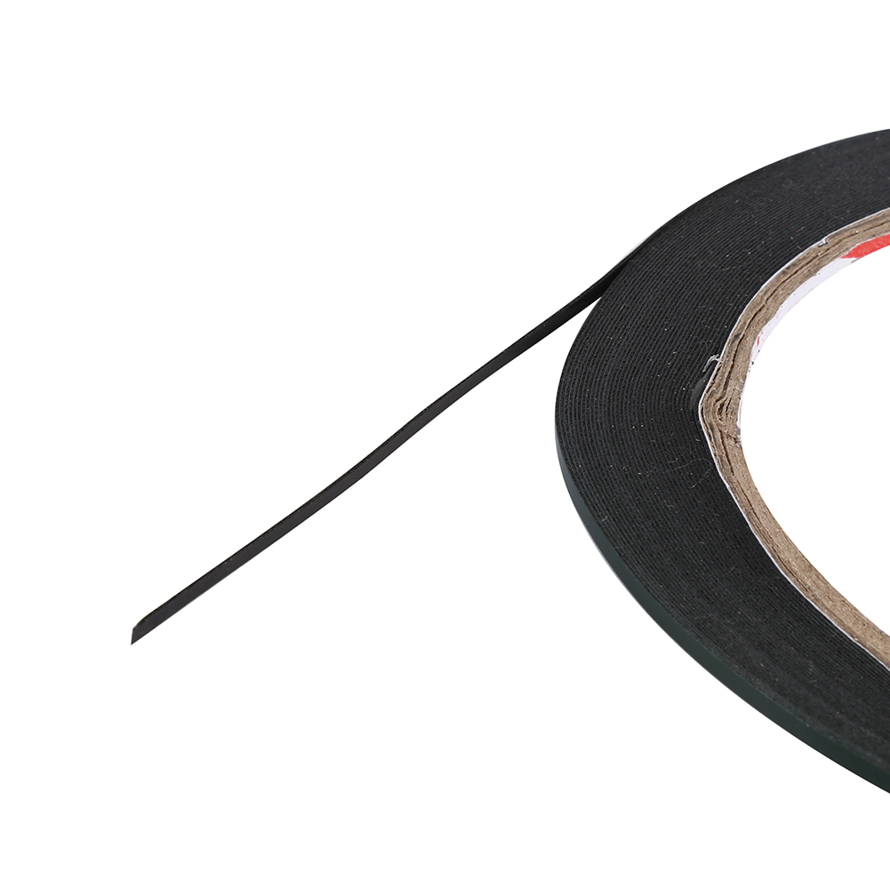 Schwarzes, Doppelseitiges Schaumstoffklebeband, Extra Stark, 10 M X 2 Mm, Starke Klebekraft, Strapazierfähige Rolle, Starker Halt Für Heimwerker- Und Haushaltsarbeiten