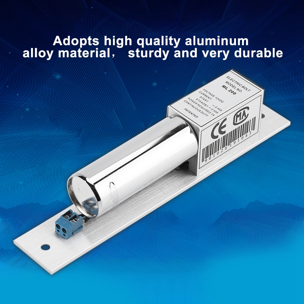 12v Dc Magnetinduktions-elektroschloss Für Glas- Und Metalltüren, Verstärktes Sicherheitssystem, Automatische Verriegelung.