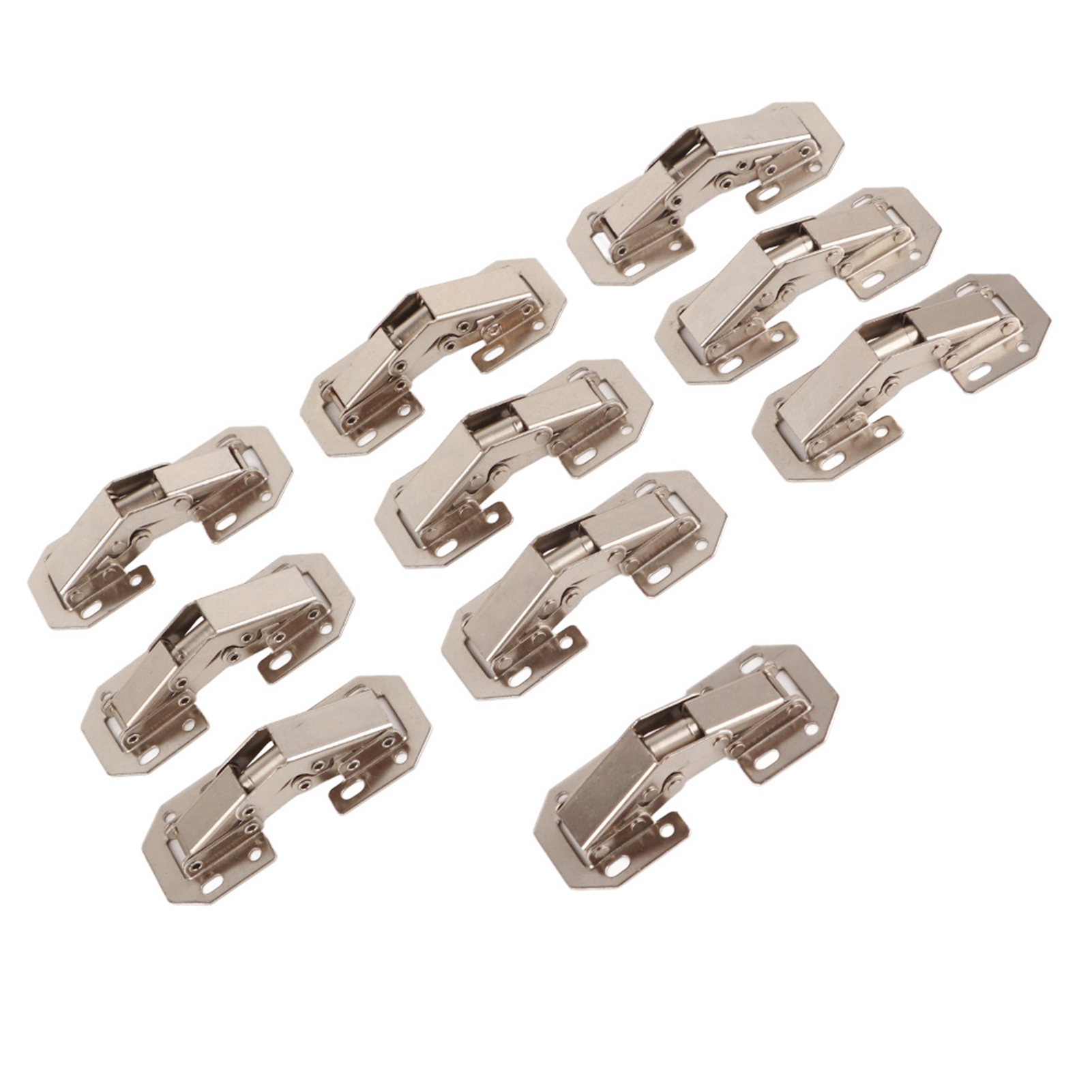 10er-pack Klappscharniere Für Möbel, Eckscharniere Für Schranktüren, Einfache Montage, Stahl, Robust, Schrauben Inklusive