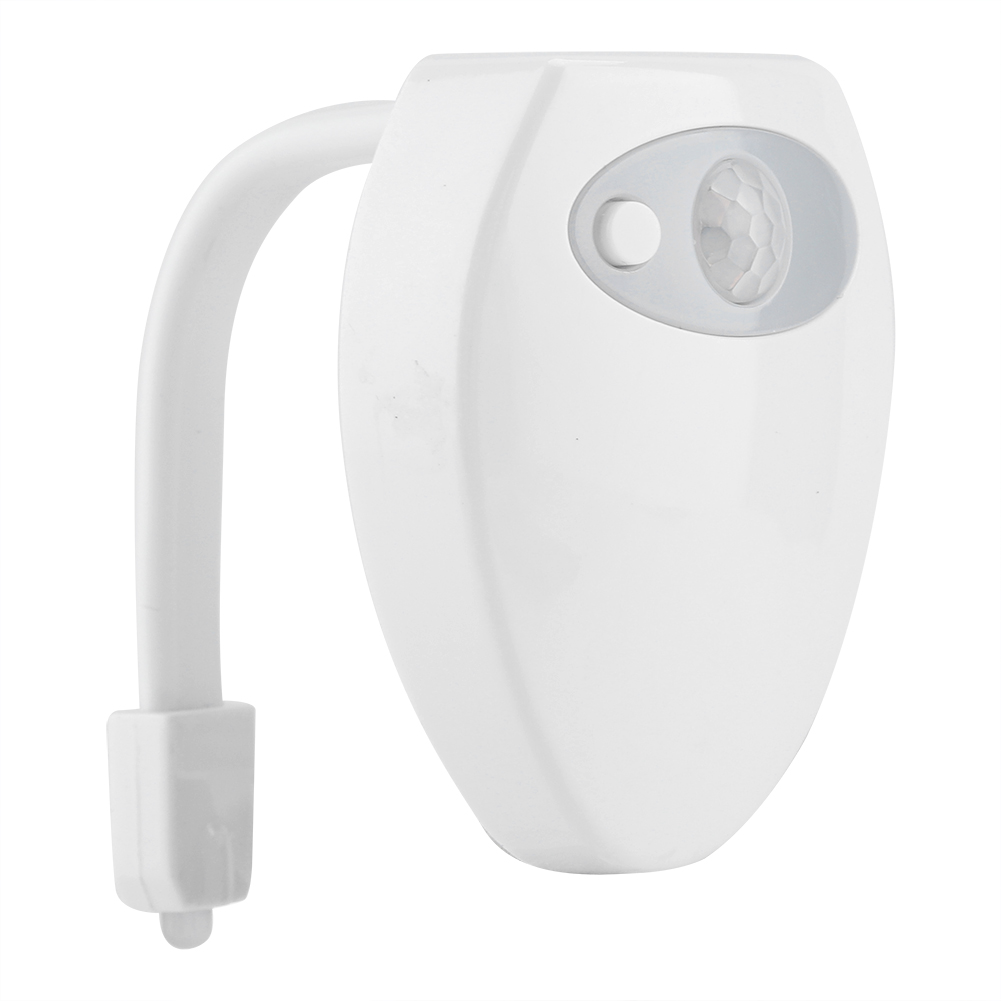 Wiederaufladbare Led-toilettenleuchte Mit Bewegungsmelder, Badezimmer-nachtlicht Mit Sensor, 8 Farben, Kabellos.