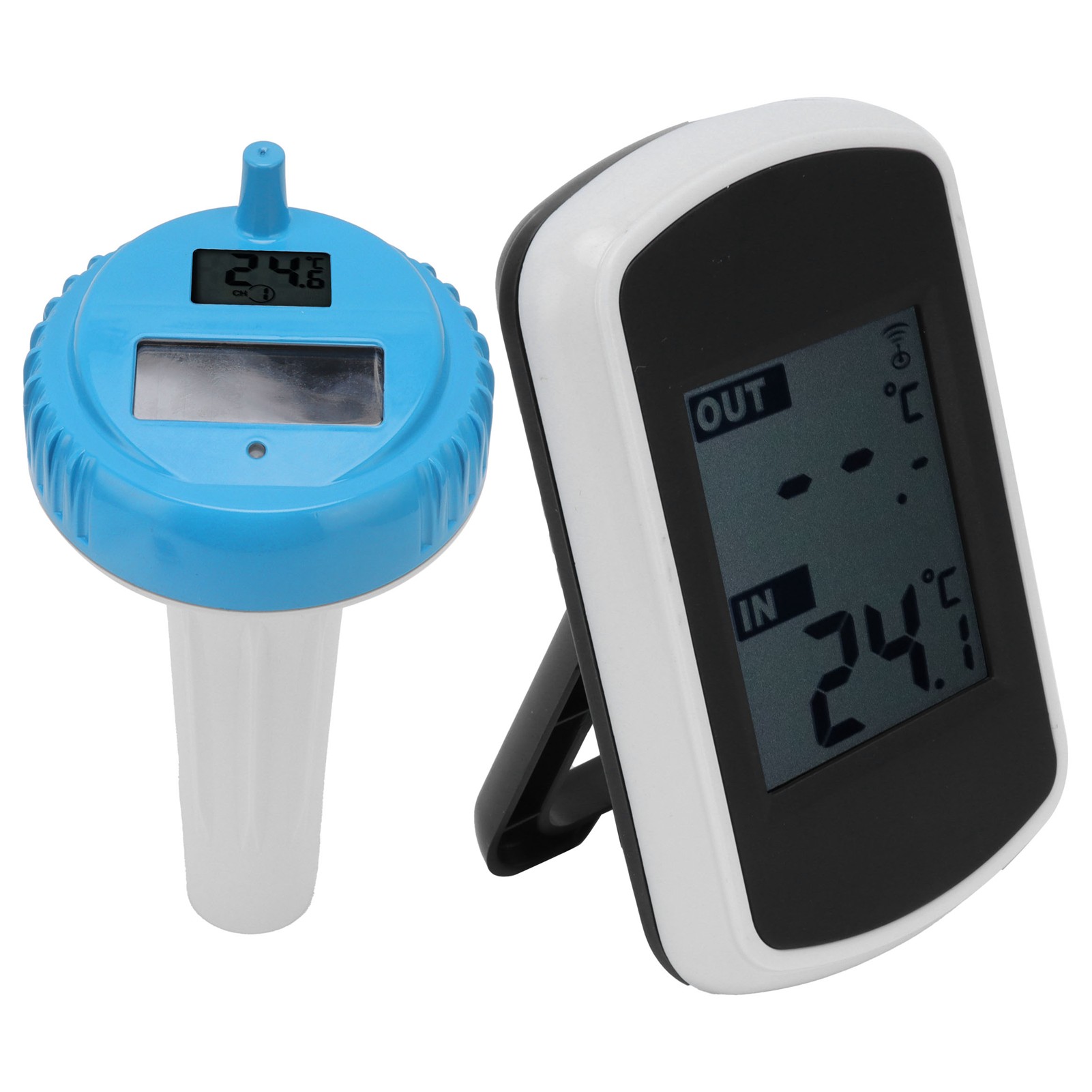 Wasserdichtes, Kabelloses, Schwimmendes Solarthermometer Für Schwimmbäder, Zur Überwachung Der Wassertemperatur Im Freien, Digitale Anzeige, Präziser Sensor, Für Den Sommereinsatz.
