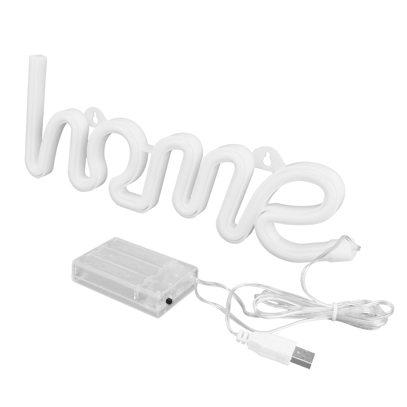 Originale Led-neon-wandleuchte Mit Homepan-muster, Für Partys, Hochzeiten, Bars, Weiß