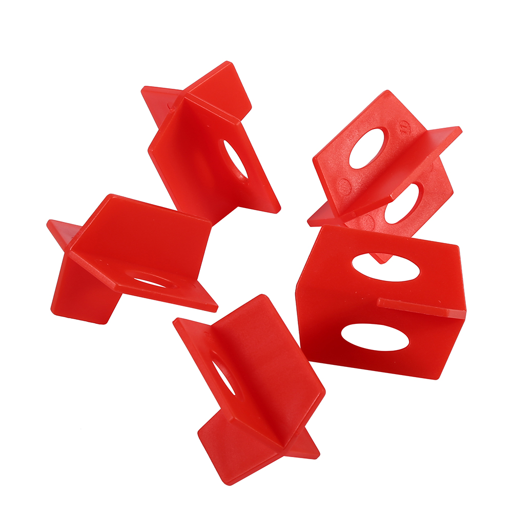 Set Mit 50 Roten 1/16"-fliesenverlegekreuzen, 3-seitiges System, T-förmige Abstandshalter Für Boden Und Wand, Keramikwerkzeuge