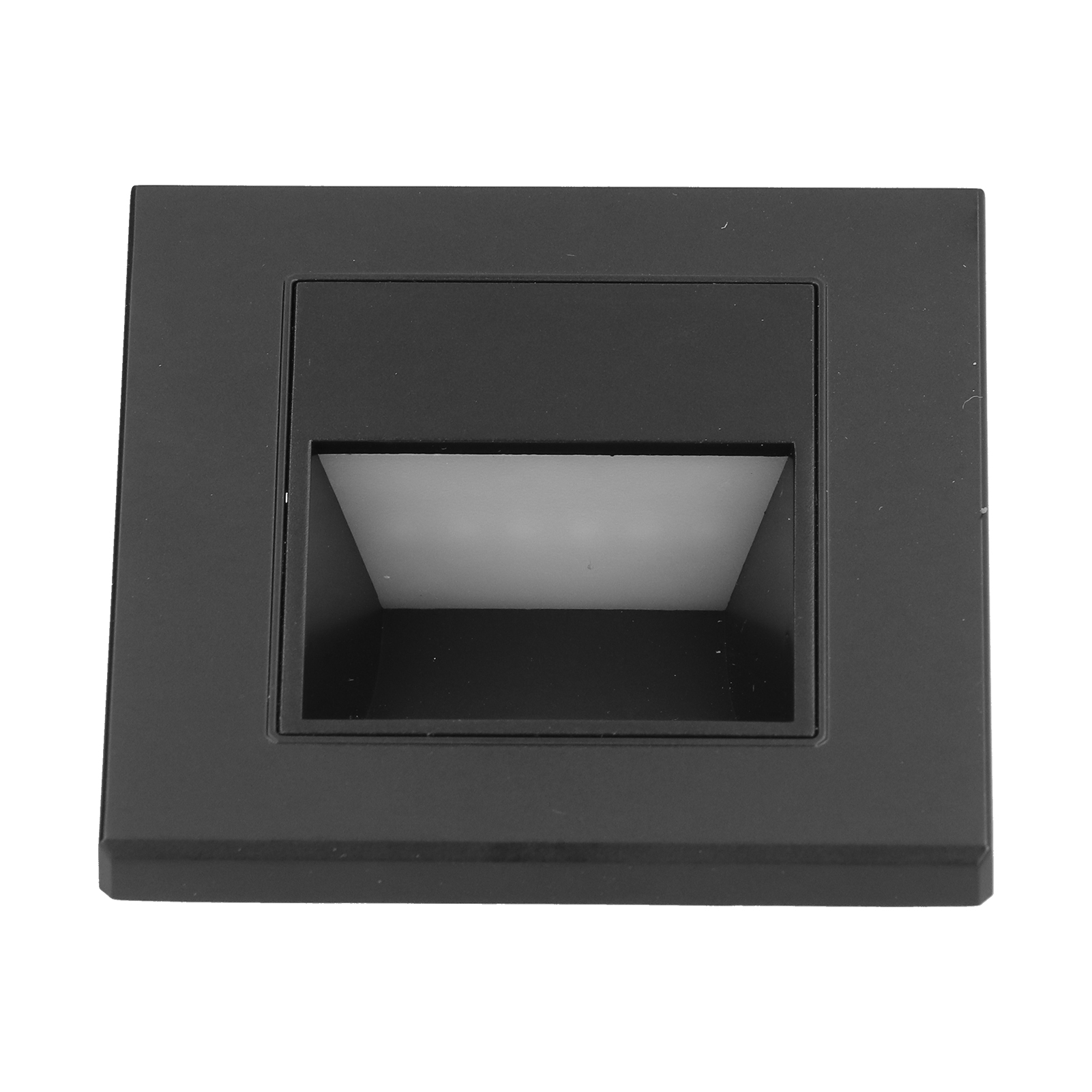 Led-einbauleuchte Für Treppenstufen, Flure Und Wände, Warmweiß, 85–220 V, Schwarz, Integrierter Spot