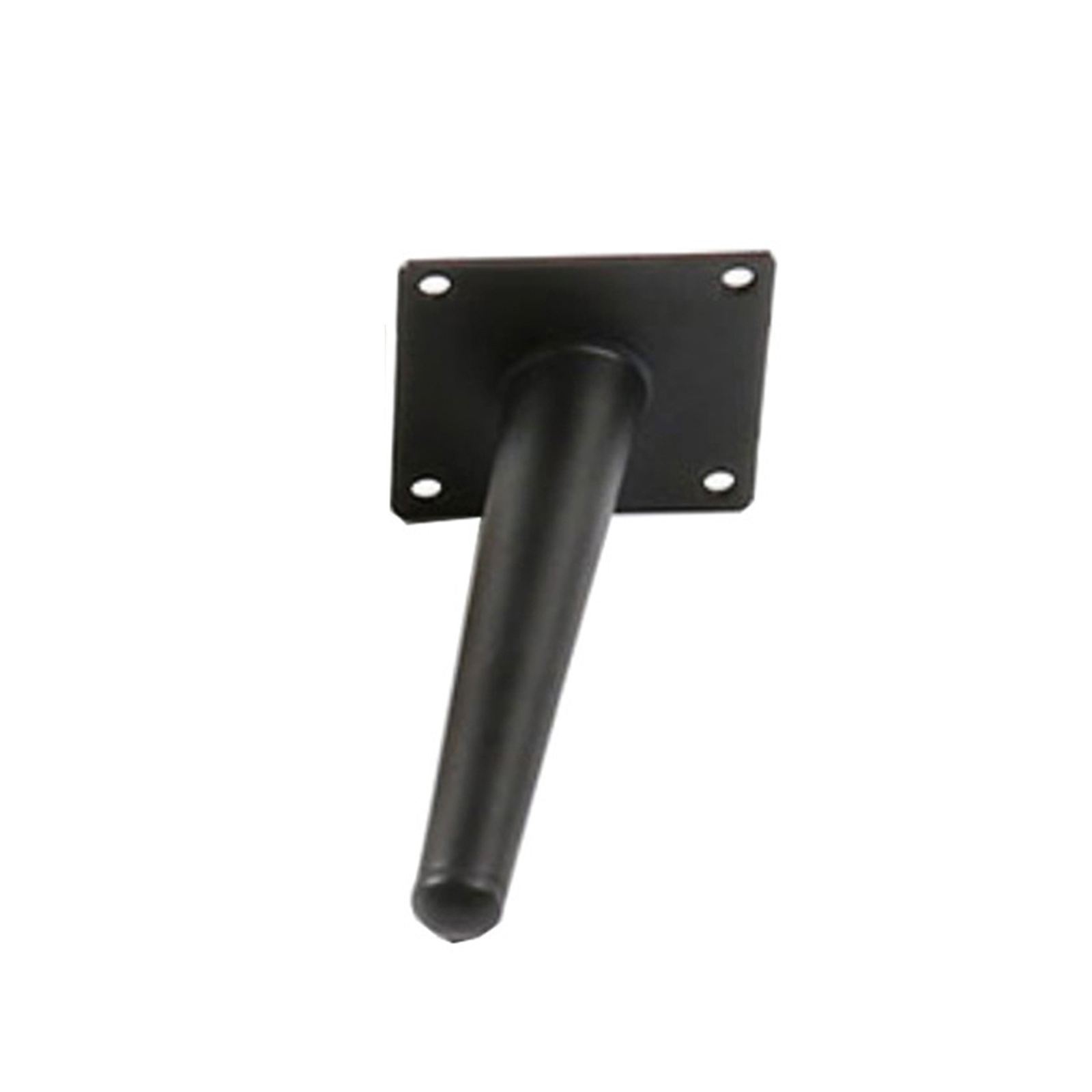 Sofa-, Tv-, Couchtisch- Und Tischbeine Aus Holz – 4er-set Stabile Beine Für Das Wohnzimmer, 15 Cm, Schwarz Lackiert