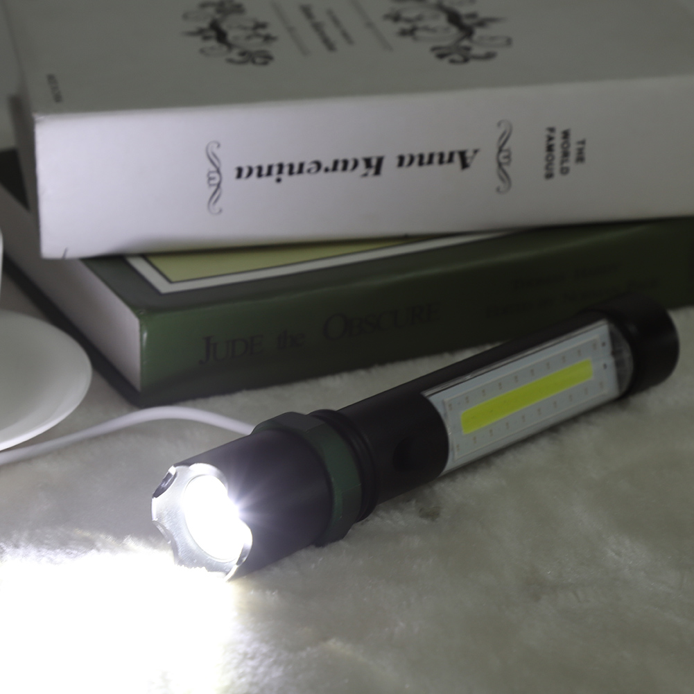 Ultrahelle, Wiederaufladbare Led-taschenlampe, Blinkendes Warnlicht, Outdoor-beleuchtung Für Jagd Und Camping, Leistungsstarke Taschenlampe Mit Signallicht