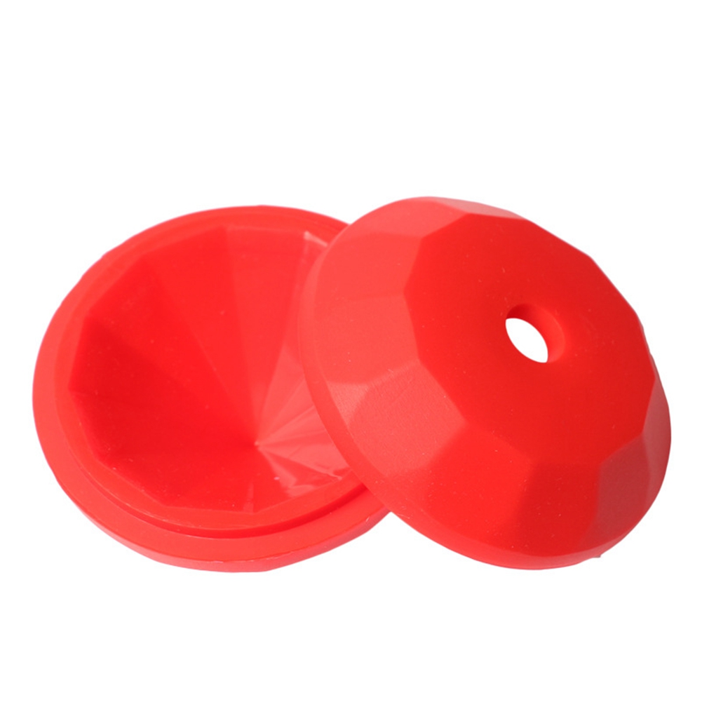 Silikon-kuchenform Mit 3d-diamantmuster, Pudding- Und Dessertform, Diy-backwerkzeug, Handgemachte Seifenform, Wiederverwendbar, Flexibel, Antihaftbeschichtet.