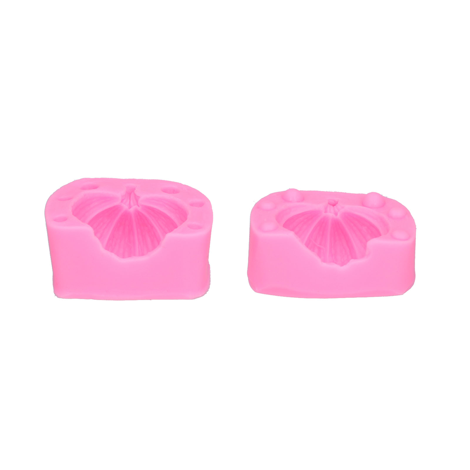 Silikonform In Kürbisform (cartoon-stil), Lebensmittelecht, Diy-backwerkzeug Für Pudding, Eiscreme, Kuchen Und Handgemachte Seife, Rosa.