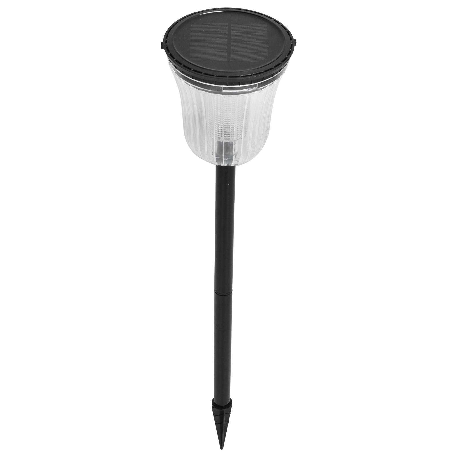 Wasserdichte Led-solar-gartenleuchte, Außenbeleuchtung Für Terrasse, Hof, Villa, Einfahrt, Dekorativ, 1 Stück, Schwarz.