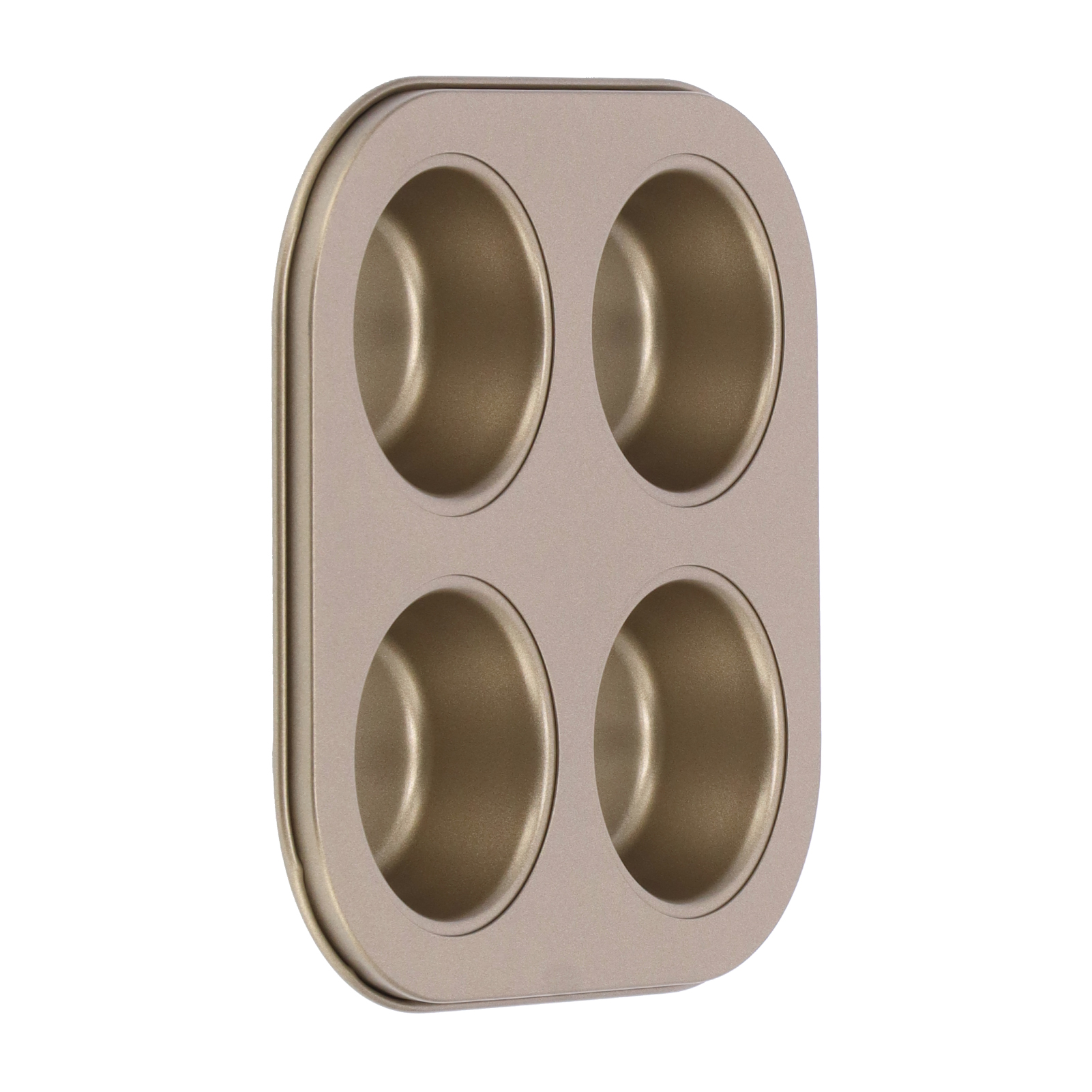 Antihaftbeschichtete, Quadratische Muffinform Mit 4 Mulden, Aus Robustem Kohlenstoffstahl, Mini-backform Für Mikrowelle Und Backofen, Langlebige Cupcake-form.
