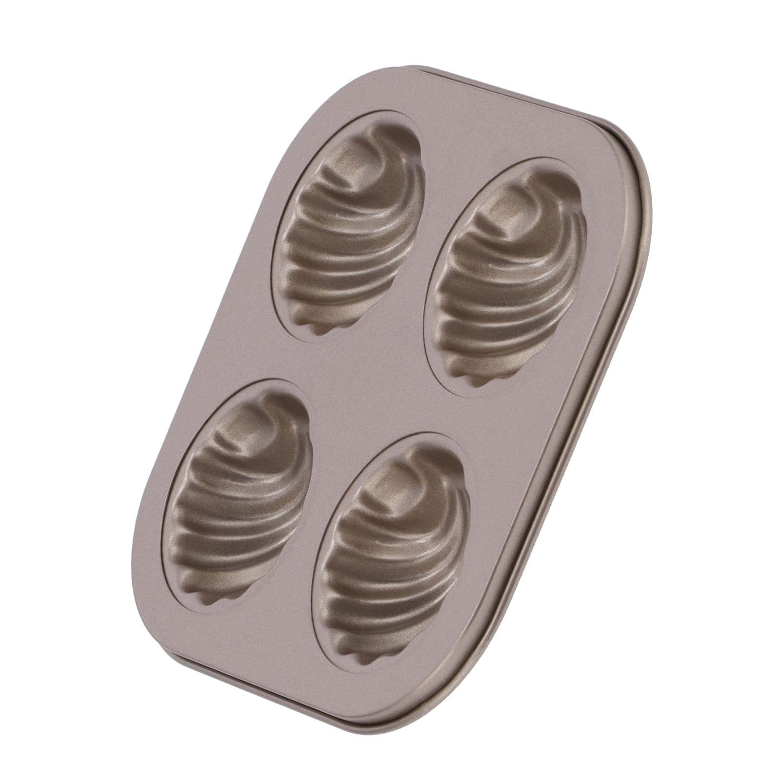 Quadratische 4-fach Antihaftbeschichtete Backform Aus Robustem Kohlenstoffstahl, Mikrowellengeeignet Für Cupcakes, Tiefe Form.