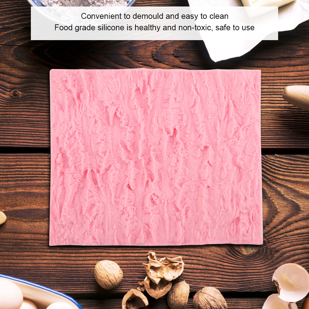Silikon-kuchenform In Baumrindenform, Für Brot, Schokolade, Desserts, Diy-gebäckwerkzeug.
