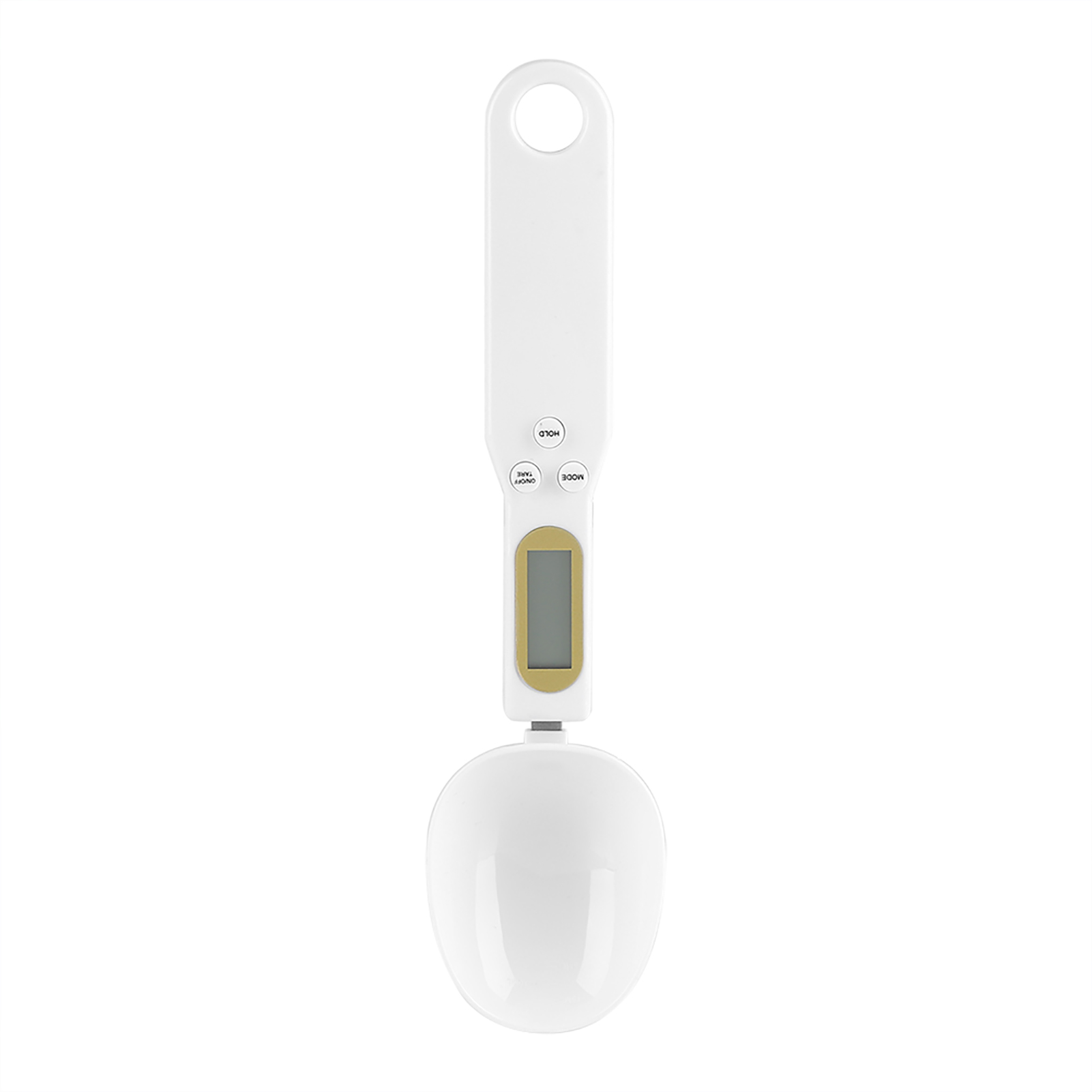 Tragbare Elektronische Küchenwaage Mit Lcd-display, 500 G/0,1 G, Inklusive Messlöffeln, Weiß, Hohe Präzision Zum Backen Und Für Lebensmittel.