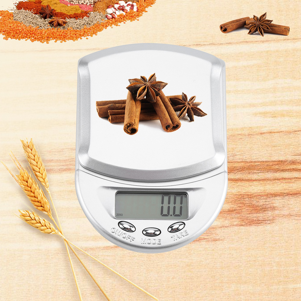 Tragbare Küchenwaage 500 G/0,1 G, Mini-präzisionswaage Mit Zählfunktion, Kompaktes Messgerät Zum Backen Und Wiegen Im Haushalt