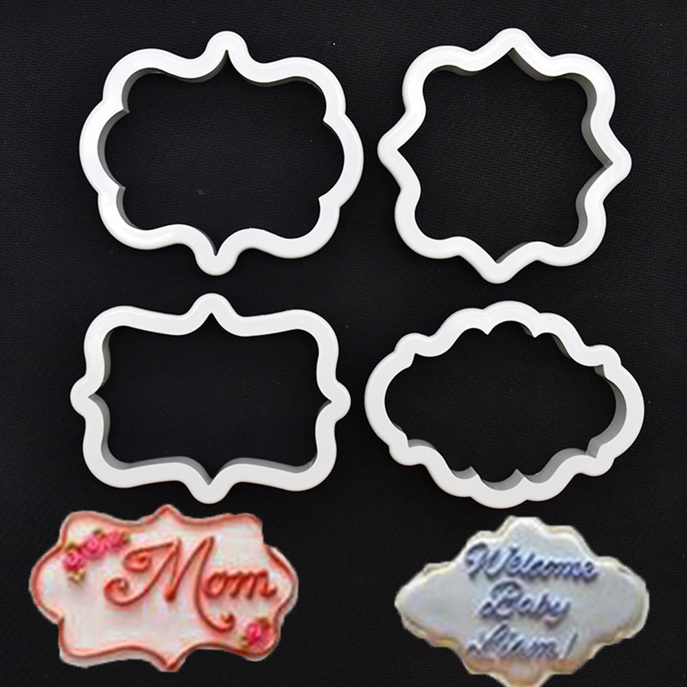 Diy Silikon-kuchenform Nr. 01 Für Rahmen, Gebäckdekoration, Fondant, Cupcakes, Desserts, Flexible Antihaftform