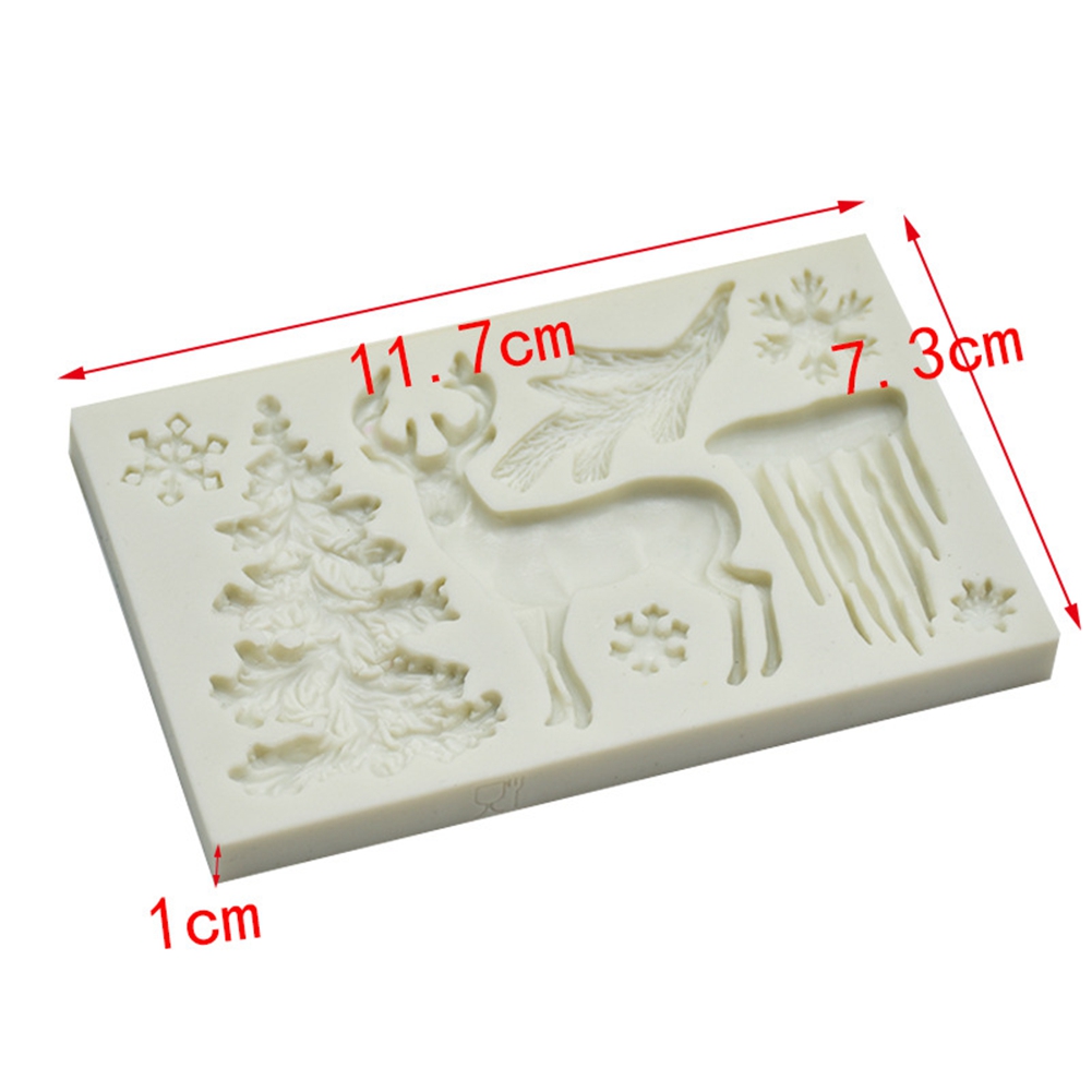 Weihnachtliche Silikon-backform, Diy-mehrfachdekorationen, Für Kuchen, Fondant Und Schokolade, 24-teilig.