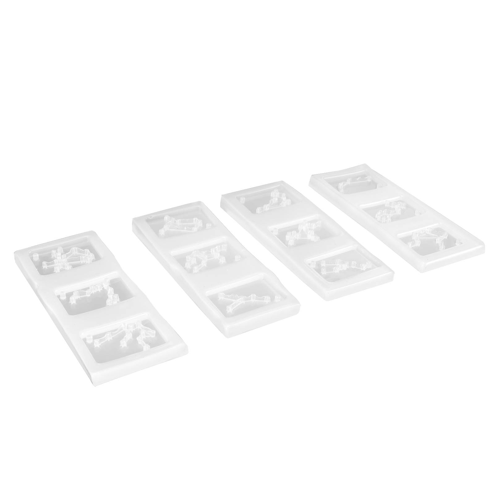 Silikon-anhängerform, 4-teilig, Kein Bohren Erforderlich, Für Diy-schmuck, Küche Und Haushalt, Schilderform, Bastelanhängerherstellung