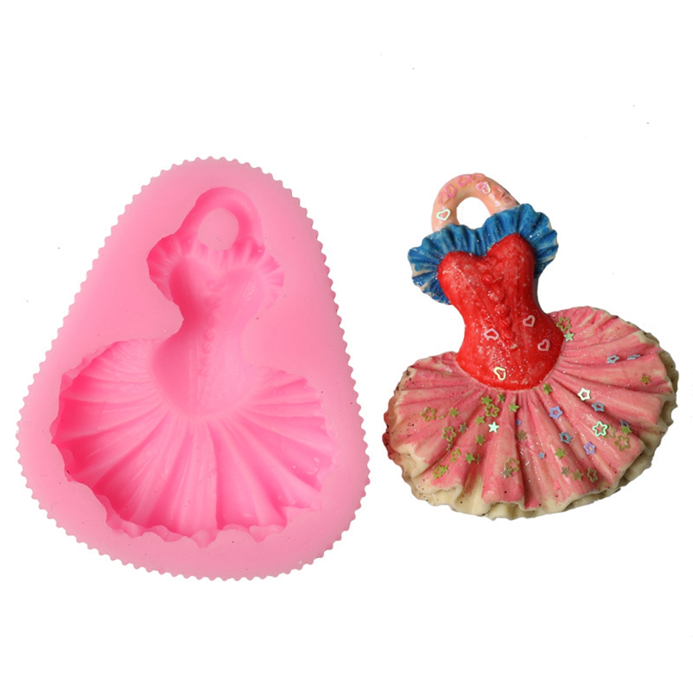 Silikonform Für Gebäck, Kleiderformen, Schokoladenfondant, Kekse, Zucker, Wiederverwendbare Lebensmittelform, Backutensil.
