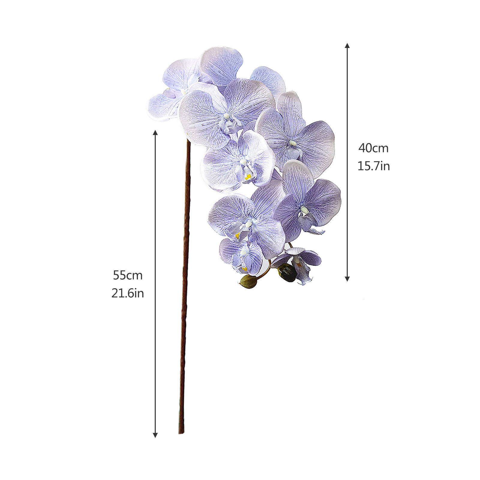 Künstliche Orchidee, 10 Blütenköpfe, Phalaenopsis, Künstliche Blume, Handgefertigte Diy-kunstblumen Für Heimdekoration, Tischdekoration Bei Hochzeiten, Fotografie