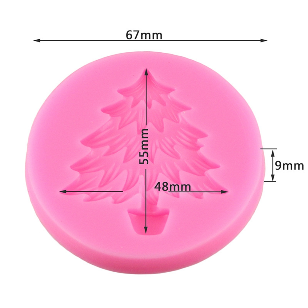 Diy-weihnachts-silikonform Zum Backen Von Kuchen, Schokolade, Fondant Und Für Diverse Dekorationen (19)