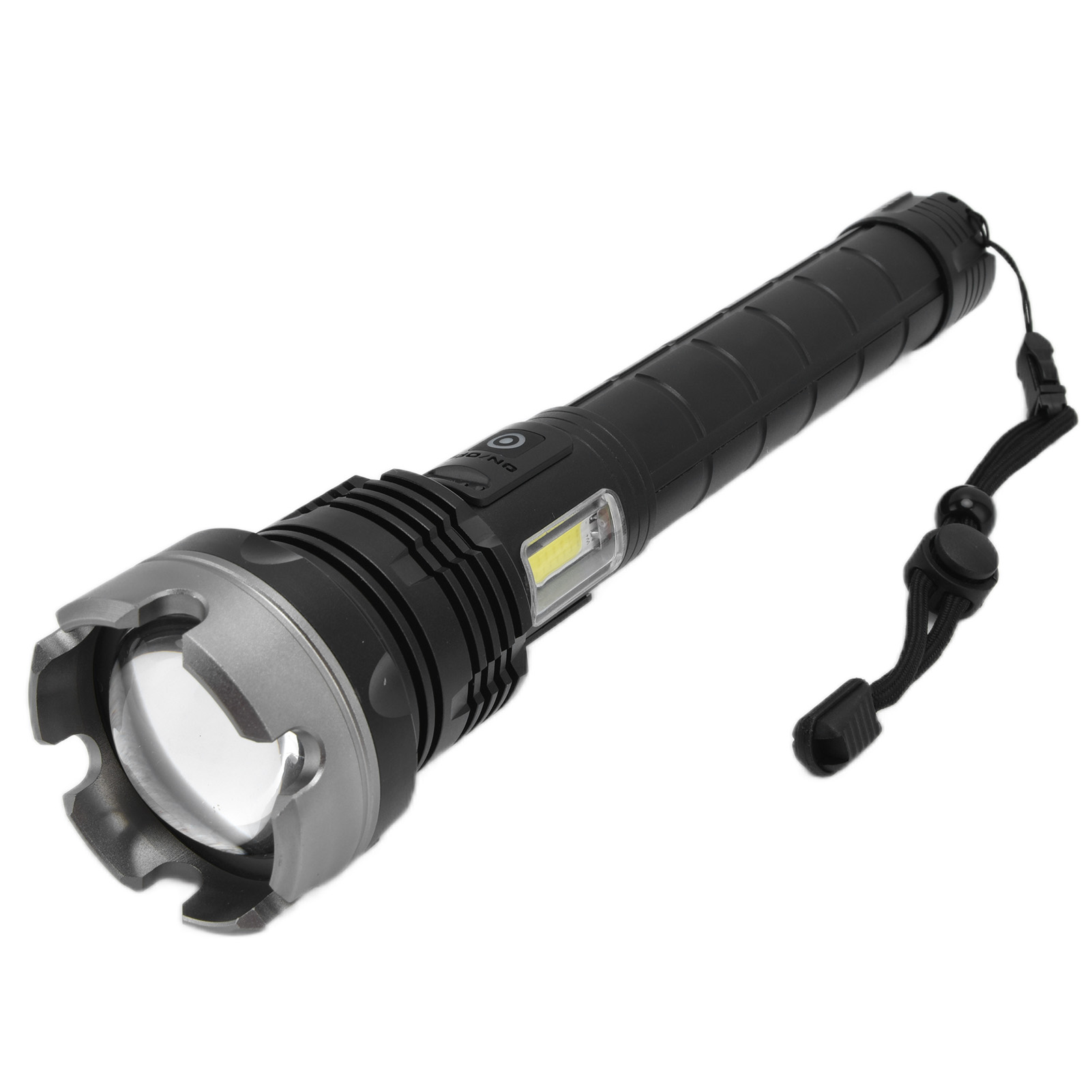 P90 5000 Lumen Taschenlampe, Teleskopzoom, Ip65 Wasserdicht, Leistungsstarke Elektrische Taschenlampe Für Den Einsatz Im Freien, Notfälle, Camping Und Wandern.