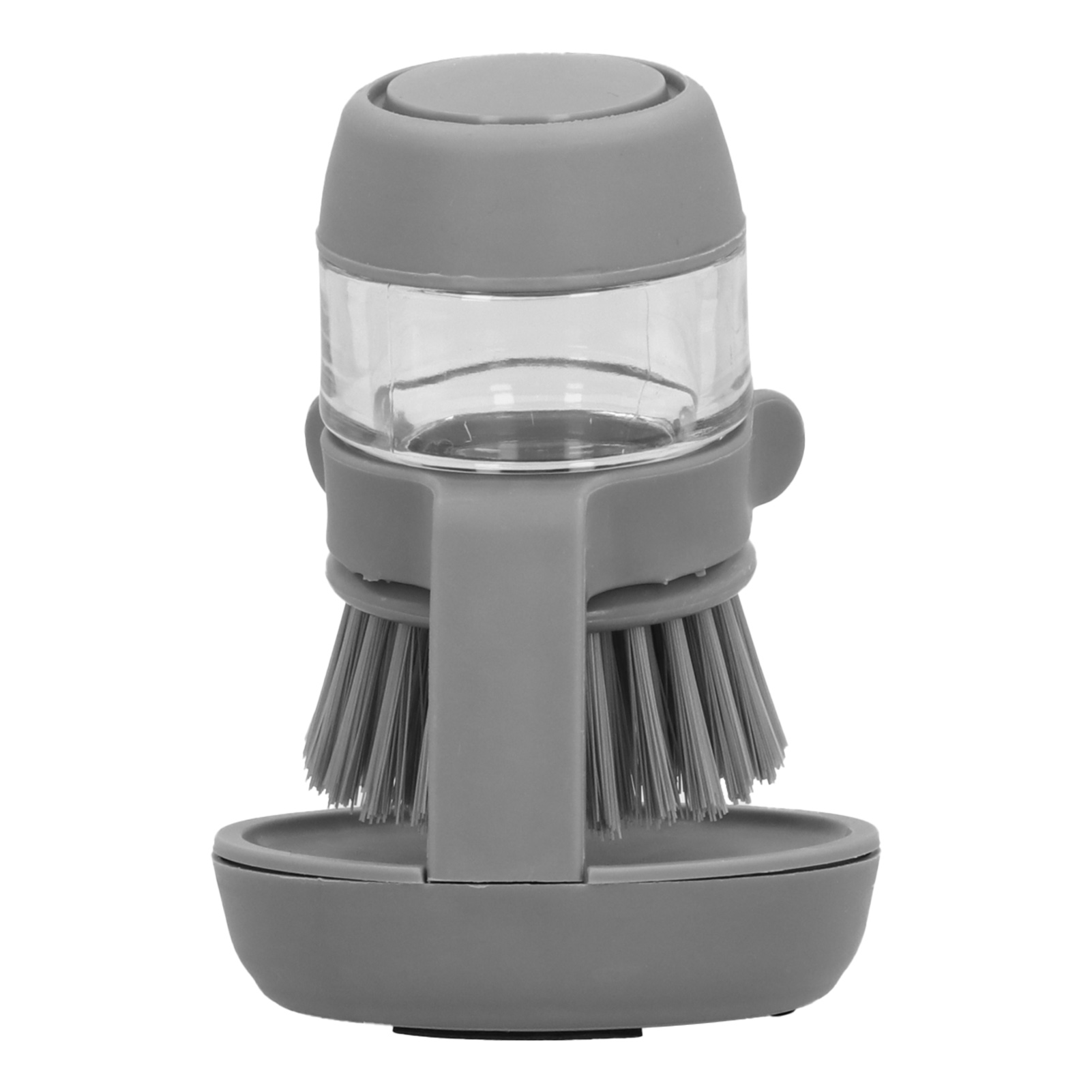 Automatische Spülbürste Für Flüssiggeschirrspüler, Fettfreier Entfettungsschaber, Fleckenentferner Für Die Küche, Ergonomischer Griff, Grau