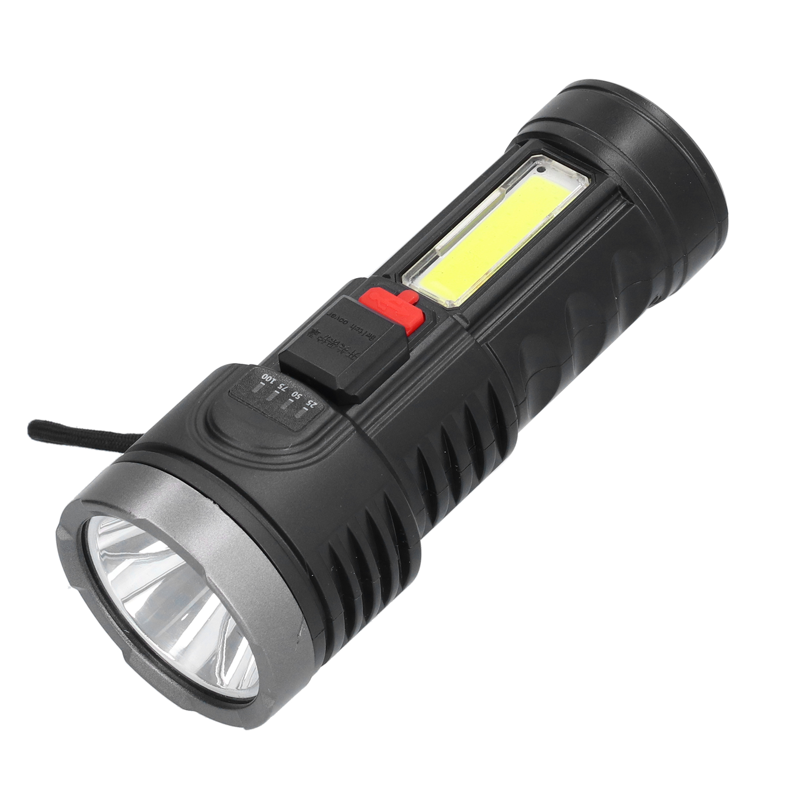 Leistungsstarke Led-taschenlampe, Per Usb Aufladbar, Tragbar Und Wasserdicht, Multifunktional Für Camping, Wandern, Notfälle Und Arbeiten Im Freien.