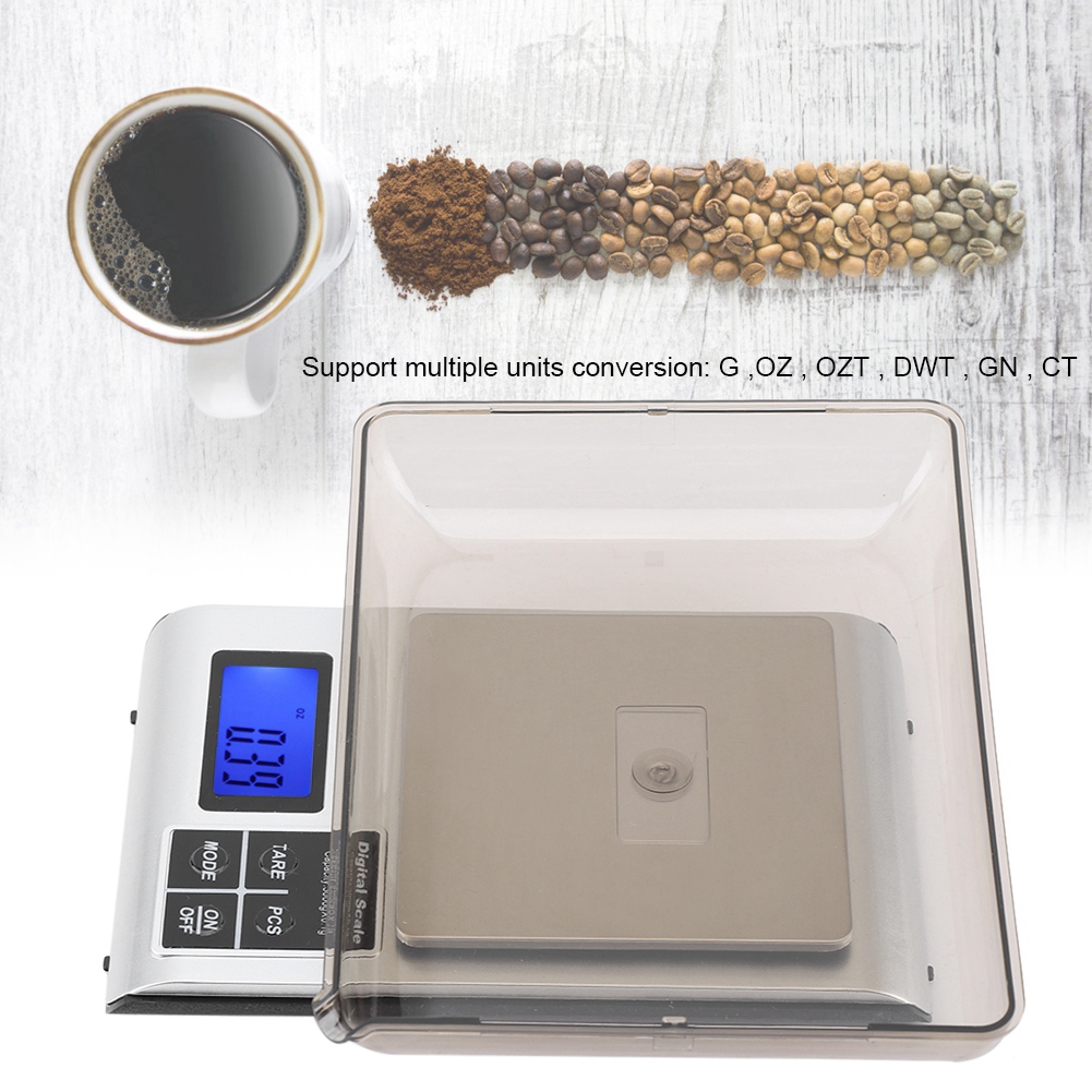 Präzise Digitale Elektronische Küchenwaage (3 Kg/1 G), Edelstahl, Zum Wiegen Von Lebensmitteln Beim Backen Und Kochen