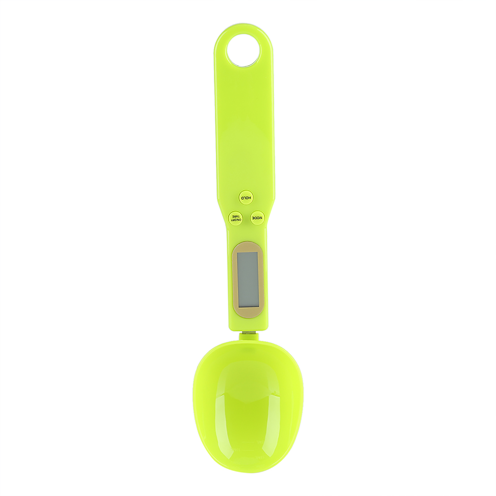 Tragbare Digitale Küchenwaage 500 G/0,1 G Mit Messlöffeln, Lcd-display, Grün, Genauigkeit 0,1 G