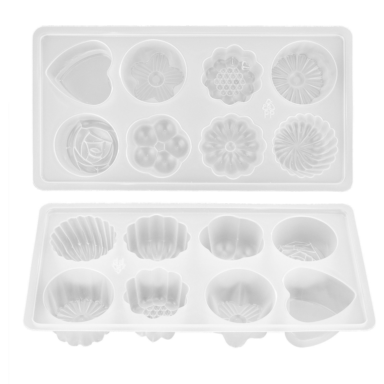 Lebensmittelechte Silikonformen Für Gelee, Backwaren, Schokolade, Bonbons, Pudding Und Eiscreme Wiederverwendbare, Flexible Form Kreative Küchenhelfer