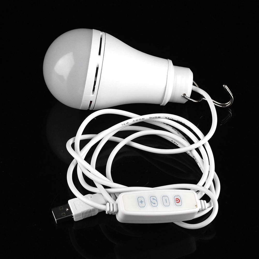 5v 10w Usb-led-lampe, Tragbare Notbeleuchtung Für Camping, Wandern, Zuhause, Lesen, Wiederaufladbare Glühbirne.
