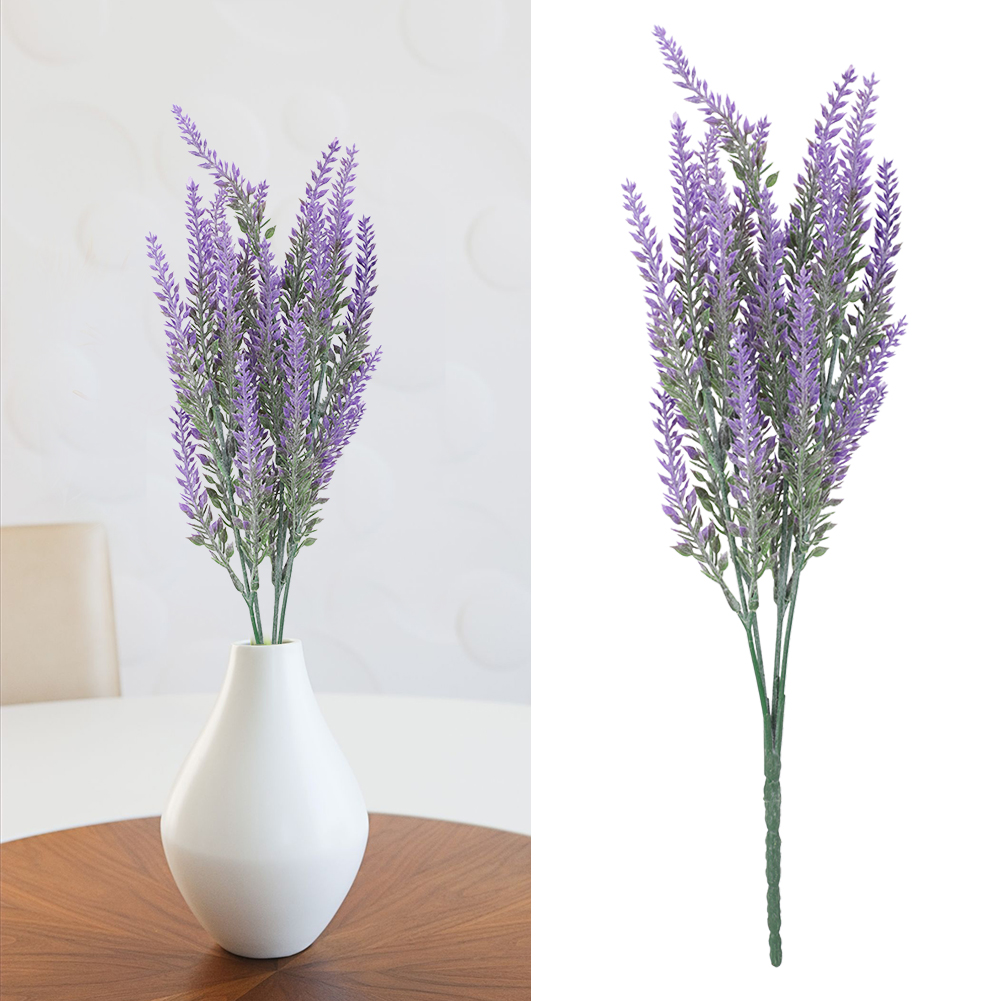 Künstlicher Lavendel-brautstrauß, 25 Köpfe, Kunstblumen, Heimdekoration, Party, Hochzeit, Lila