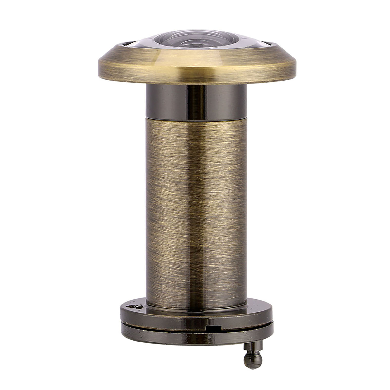 Optischer Türspion Mit 180°-sichtwinkel Und Grün-bronzefarbener Sichtschutzabdeckung, Robuster Türspion, 200° Weitwinkel, Erhöhte Sicherheit, Oberfläche In Antikbronze