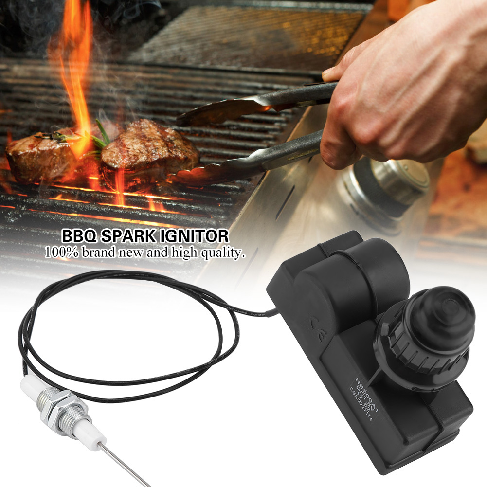 Gaszündset Für Campinggrills Mit 60 Cm Kabel Und Druckknopfzünder