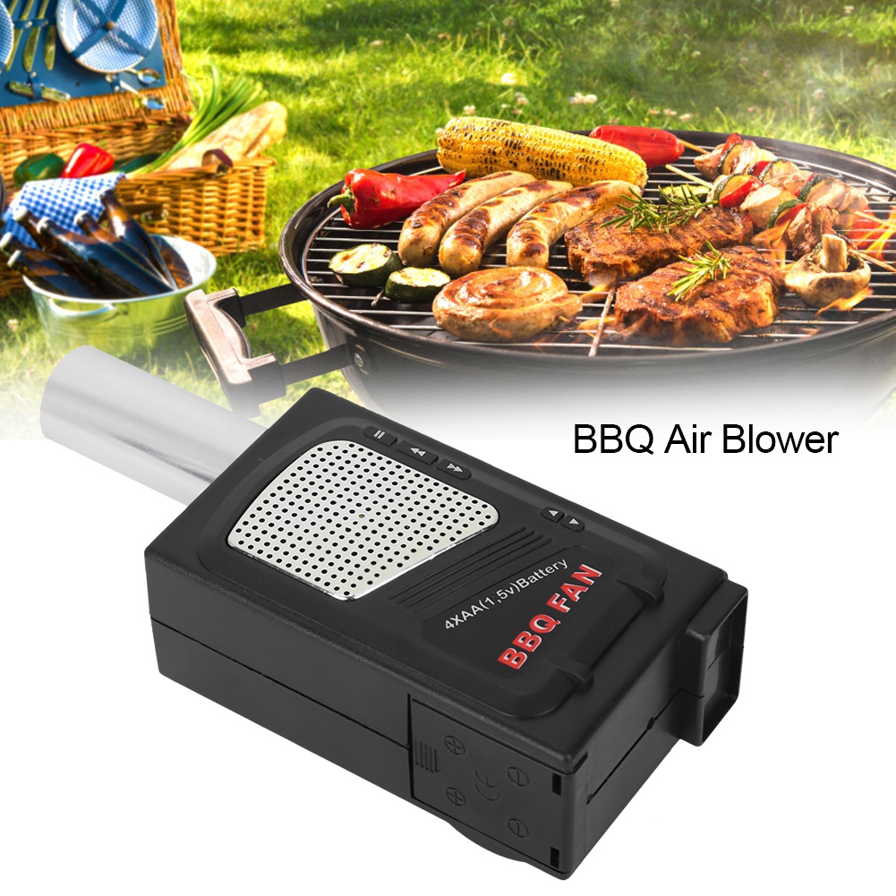 Leichter, Tragbarer Grilllüfter Für Camping, Picknicks Und Kochen Im Freien, Manueller Holzkohleventilator.