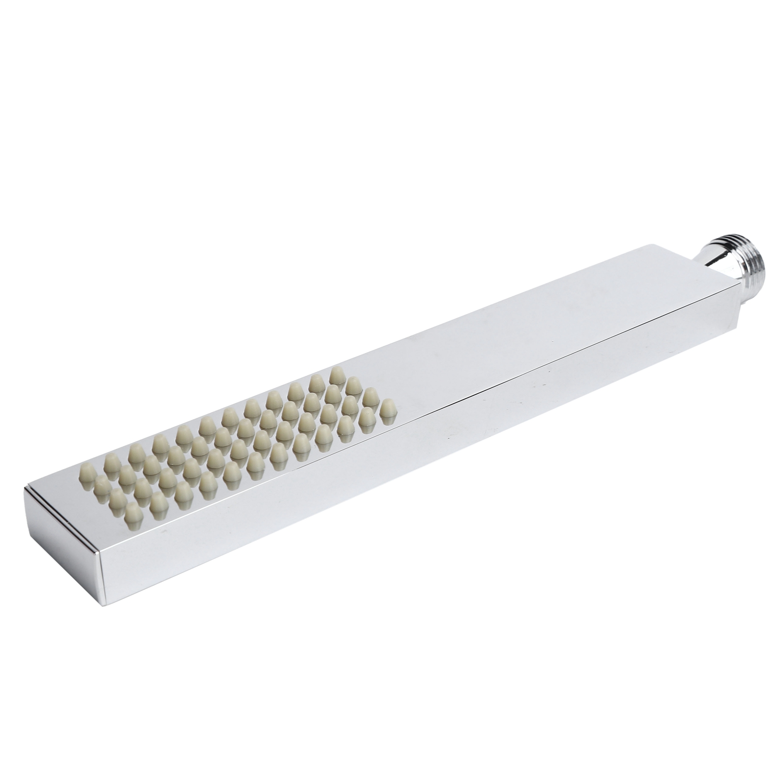 Flacher, Quadratischer Handbrausekopf G1/2, Kupfer, Duschdüse Für Badezimmer, Für Zuhause Und Hotel, Chrom-finish