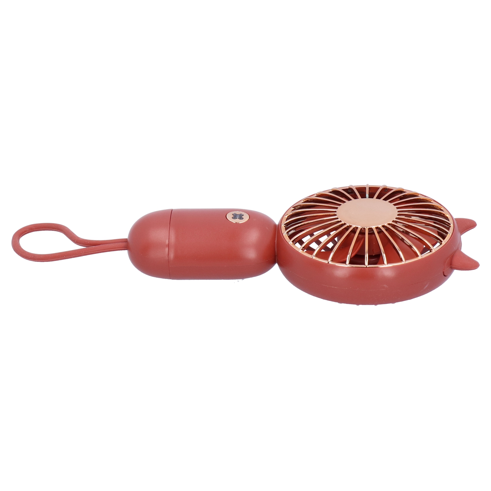 Tragbarer Mini-usb-ventilator, Leise, Handlich, Für Schule, Outdoor, Büro, Zuhause, Farbe: Jujube-rot