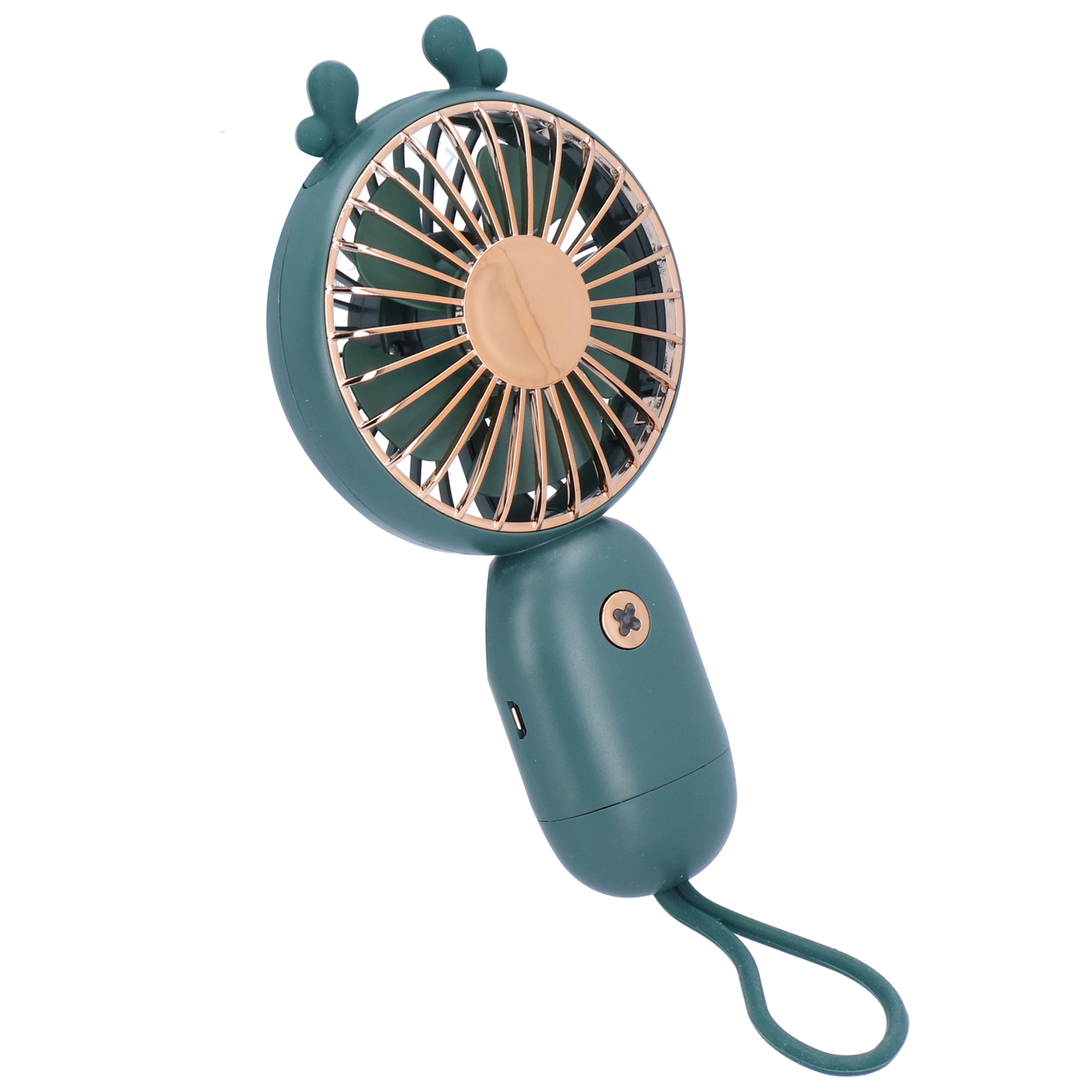 Mini-ventilator Mit Usb-anschluss, Leise, Handlich, Für Schule, Outdoor, Zuhause, Büro, Dunkelgrün
