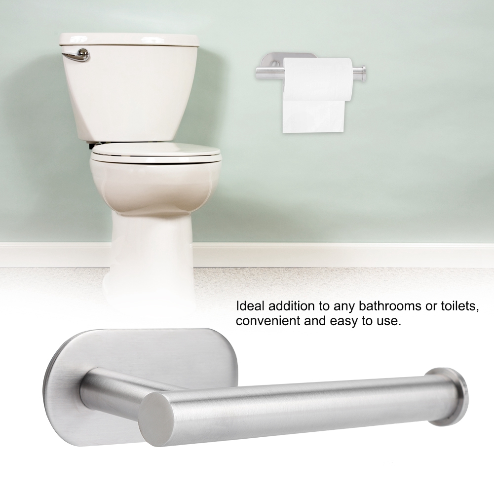 Wandmontierter Toilettenpapierhalter Aus Edelstahl, Toilettenpapierspender Für Das Badezimmer, Robuster Und Eleganter Ständer.