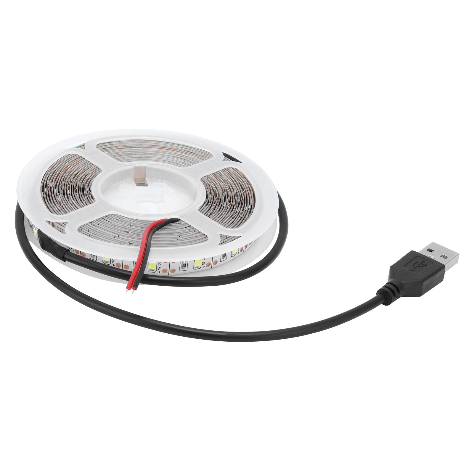 Flexibler 5v-niedervolt-rgbw-led-streifen Für Innendekoration, Pc-gehäuse, Rote Beleuchtung, 1 M Lichtstreifen