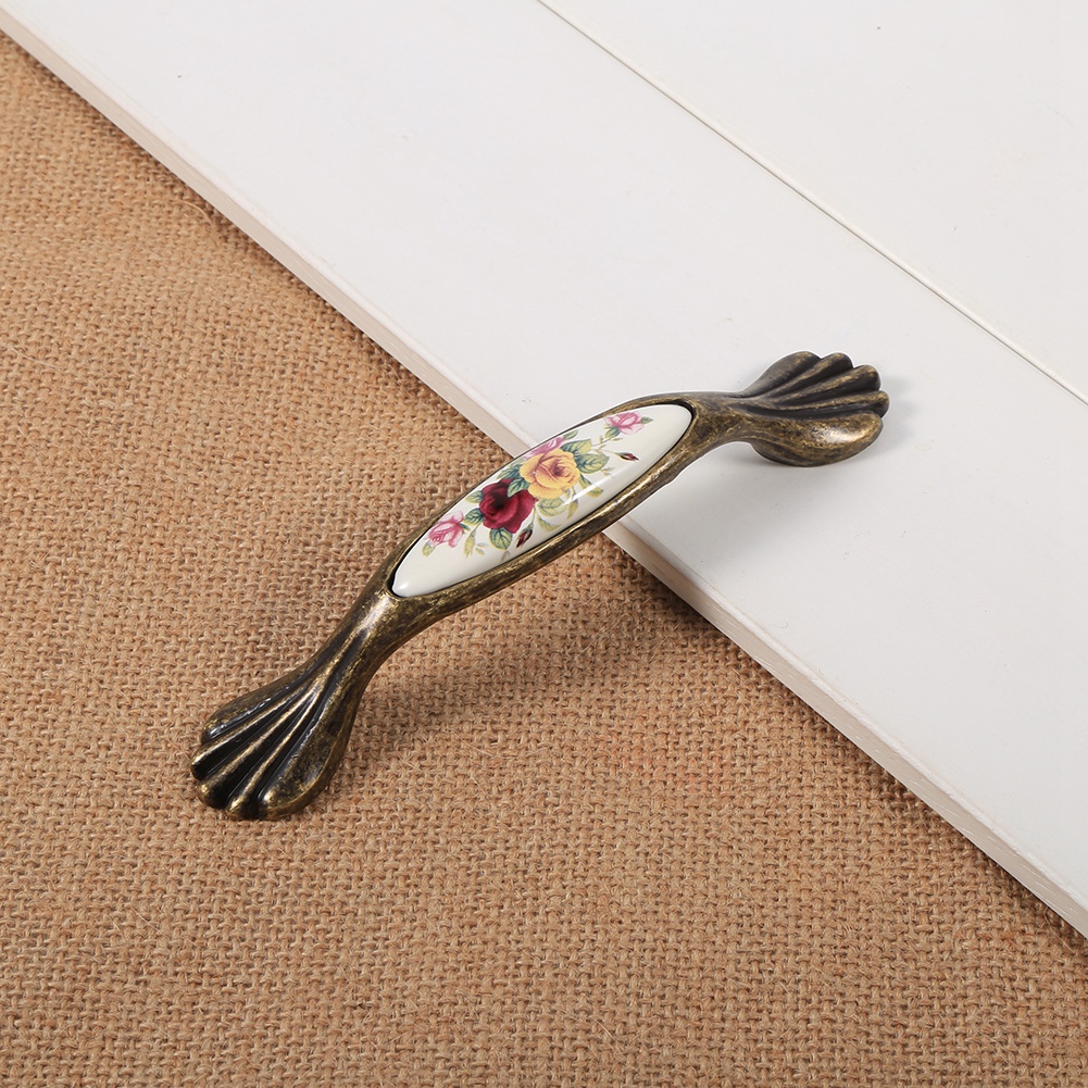 Möbelgriffe Aus Bronzefarbener Keramik, Schubladen- Und Schrankknöpfe, Diy-türgriffe, Schrankgriffe, 6er-set, Antik-finish