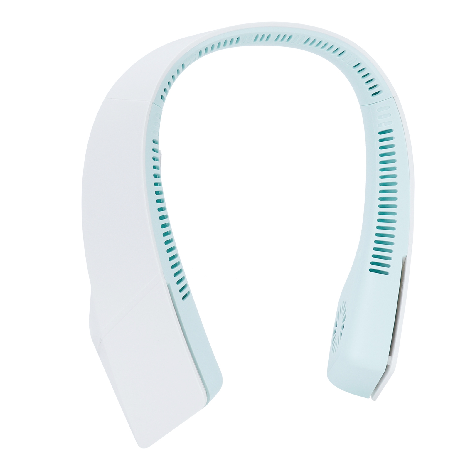 Wiederaufladbarer, Klingenloser Usb-nackenventilator, Große Kapazität, Tragbar Für Reisen Und Sport (grün)