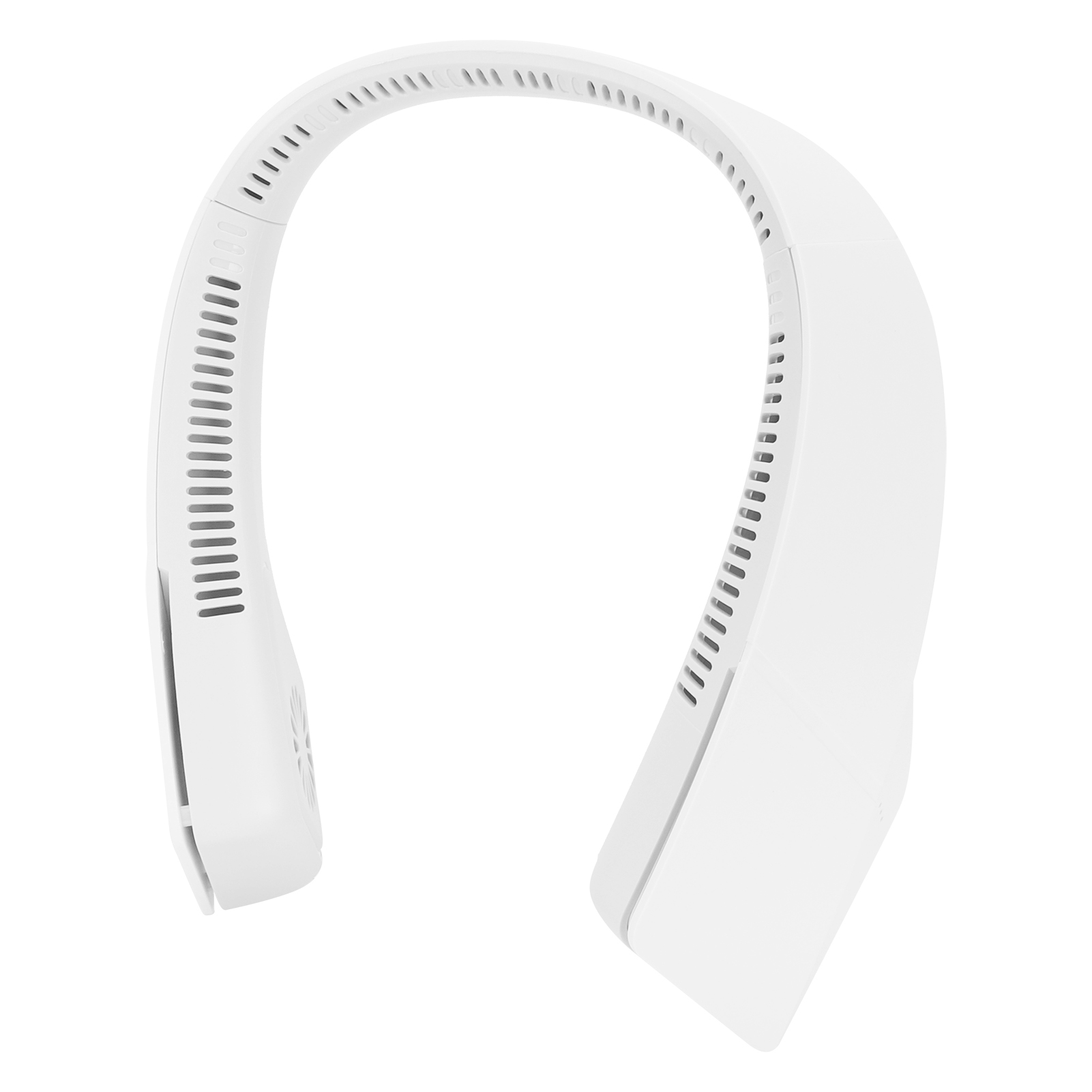 Rotorloser Ventilator Mit Kragen, Usb-aufladbar, Lange Akkulaufzeit, Tragbar Und Leicht Für Reisen Und Sport (weiß)