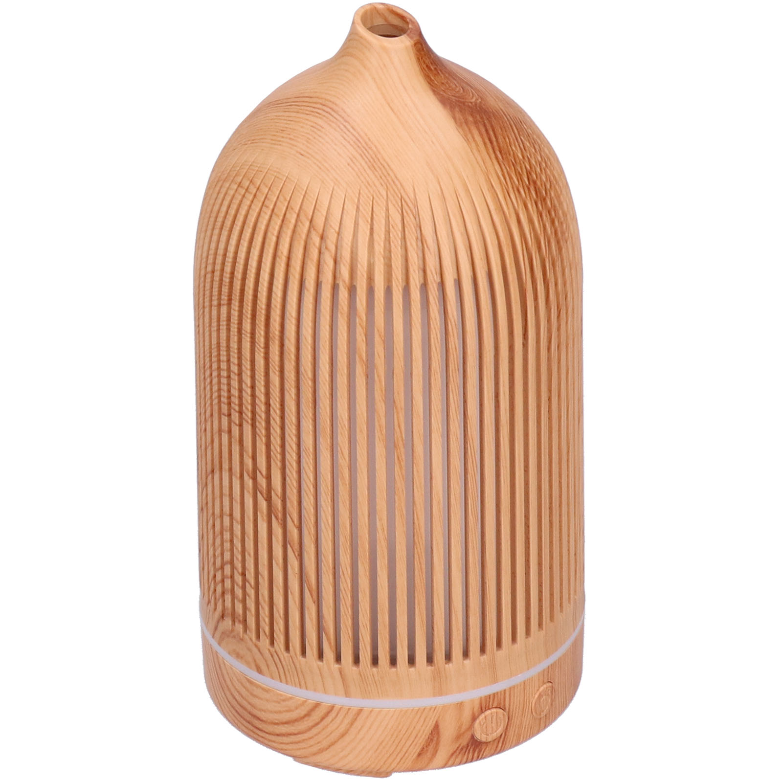 5v 200ml Usb-aroma-diffusor, Mini-luftbefeuchter Mit Nachtlicht, Helle Holzmaserung, Leuchtendes Holz, Leiser Zerstäuber Fürs Schlafzimmer