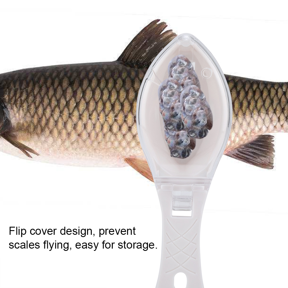 Schneller Fischhautschaber, Weißer Kunststoffschaber Für Die Küchenreinigung, Fischschuppenmesser, Praktisches Werkzeug