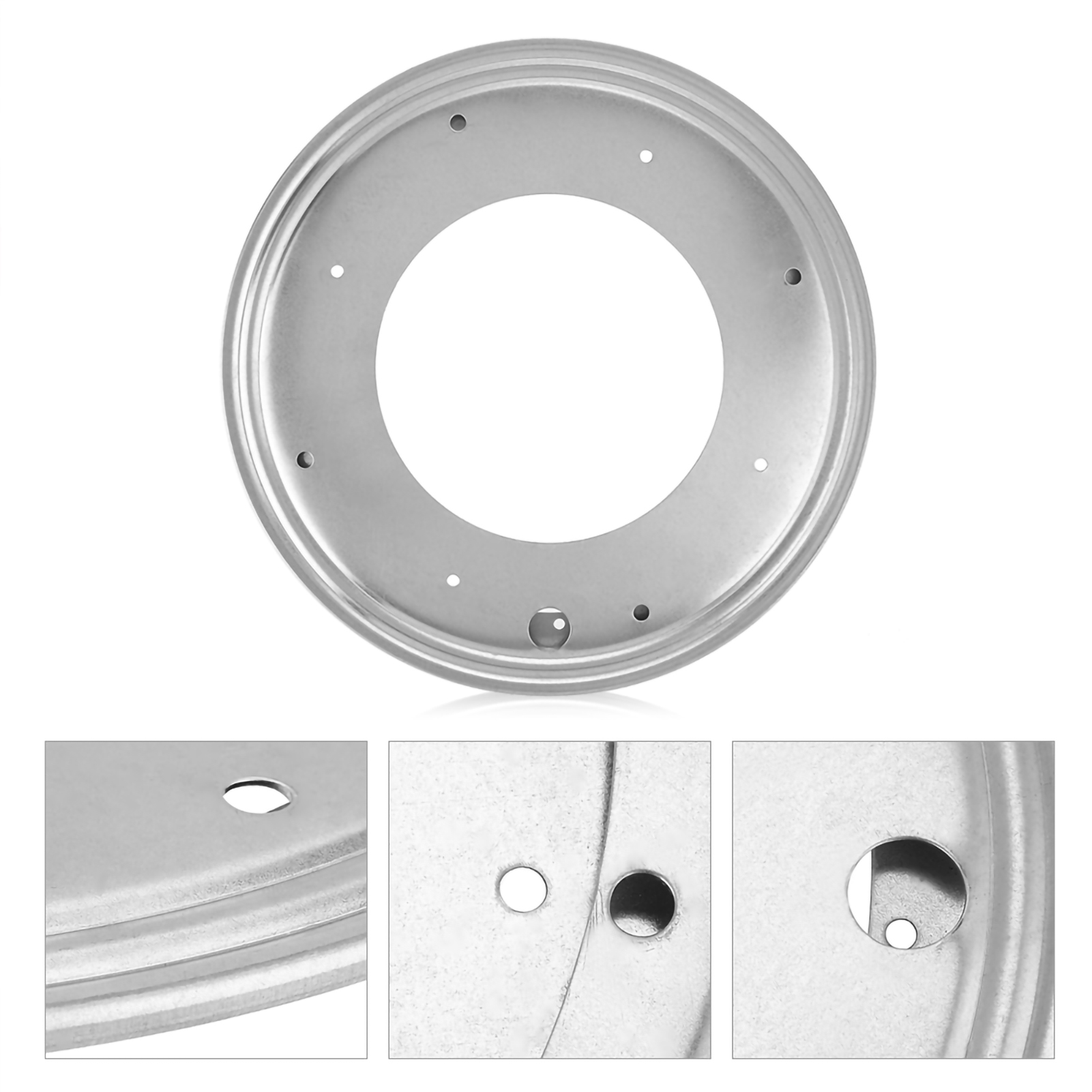 30 Cm Runder, Verzinkter Drehteller, 360° Drehbarer Ständer Für Küche Und Tischpräsentation, Robuste Beschläge