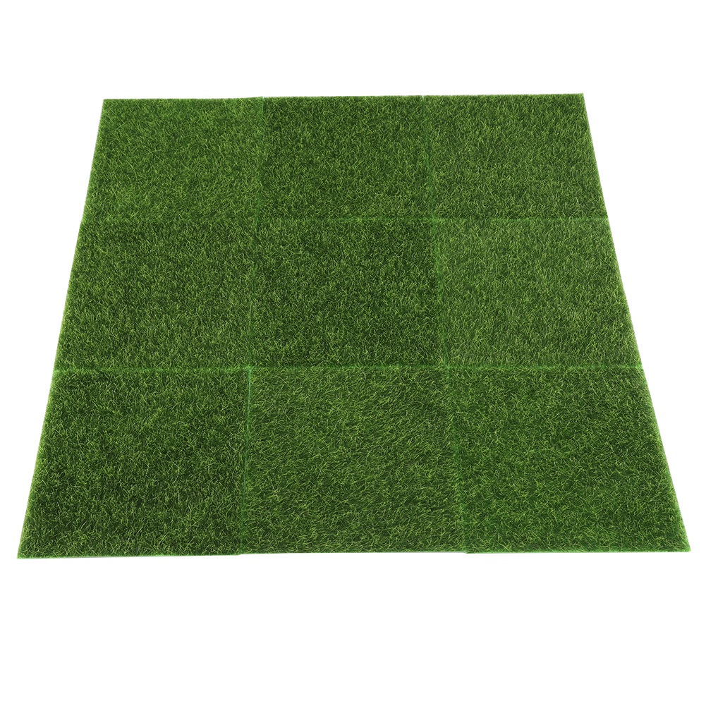 10 Kunstrasenmatten, Künstliche Rasenflächen, Gartendekoration, Mini-landschaft, Heimdekoration