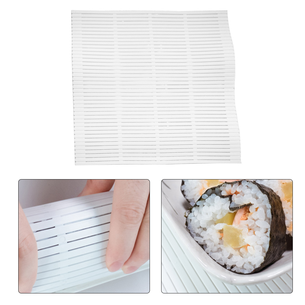 Antihaftbeschichtete Sushi-rollmatte Aus Pp, Wiederverwendbare Maki-matte, Ideal Für Die Zubereitung Von Picknickgerichten, Waschbar, Praktisch Und Langlebig